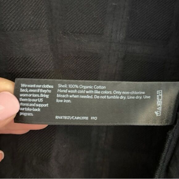 Eileen Fisher Black Textured Kimono Jacket, Size Petite Small - Picture 9 of 10